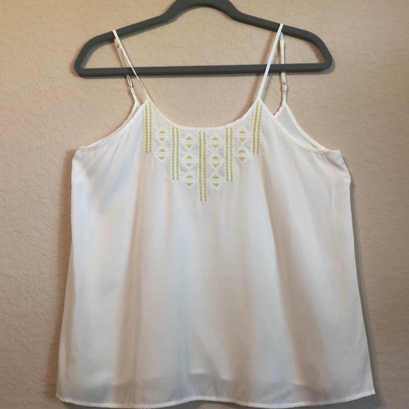 Guc lime green and cream tank size medium - Picture 2 of 5